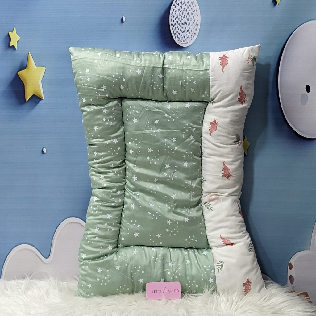 Starry Dreams Baby Bedding Set - 8 Pieces (Sage Green) | Large