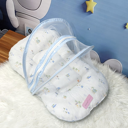 Starry Dreams Baby Bedding Set - 8 Pieces (Sky Blue) | Large