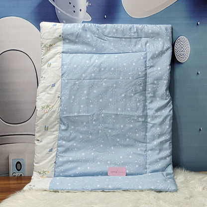 Starry Dreams Baby Bedding Set - 8 Pieces (Sky Blue) | Large