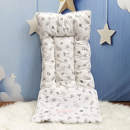 Starry Dreams Baby Bedding Set - 8 Pieces (Soft Grey) | Large