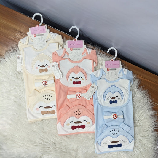 Premium Newborn Baby 10-Piece Cotton Starter Gift Set