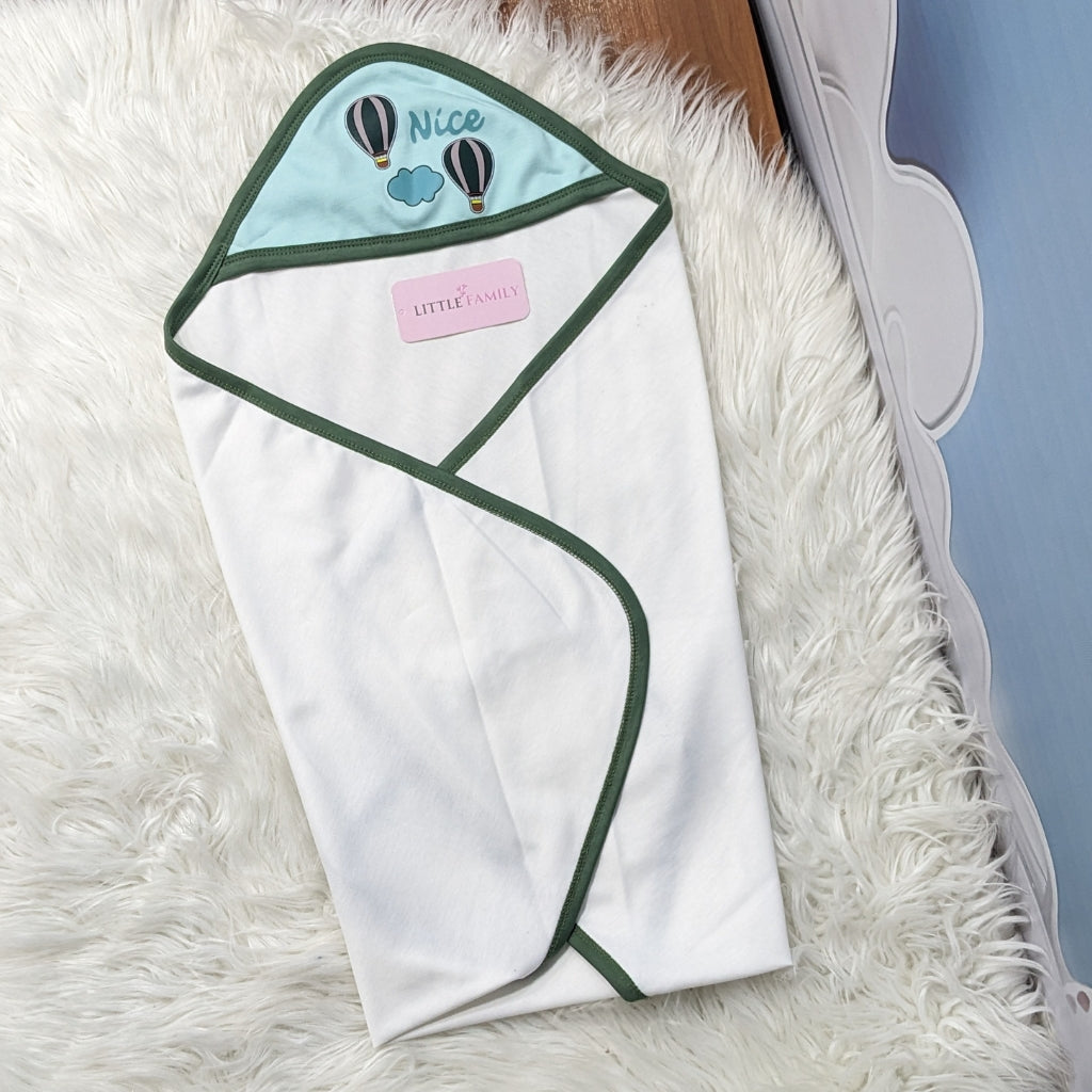 Premium Newborn Baby 10-Piece Gift Set - (Ballon) | Green