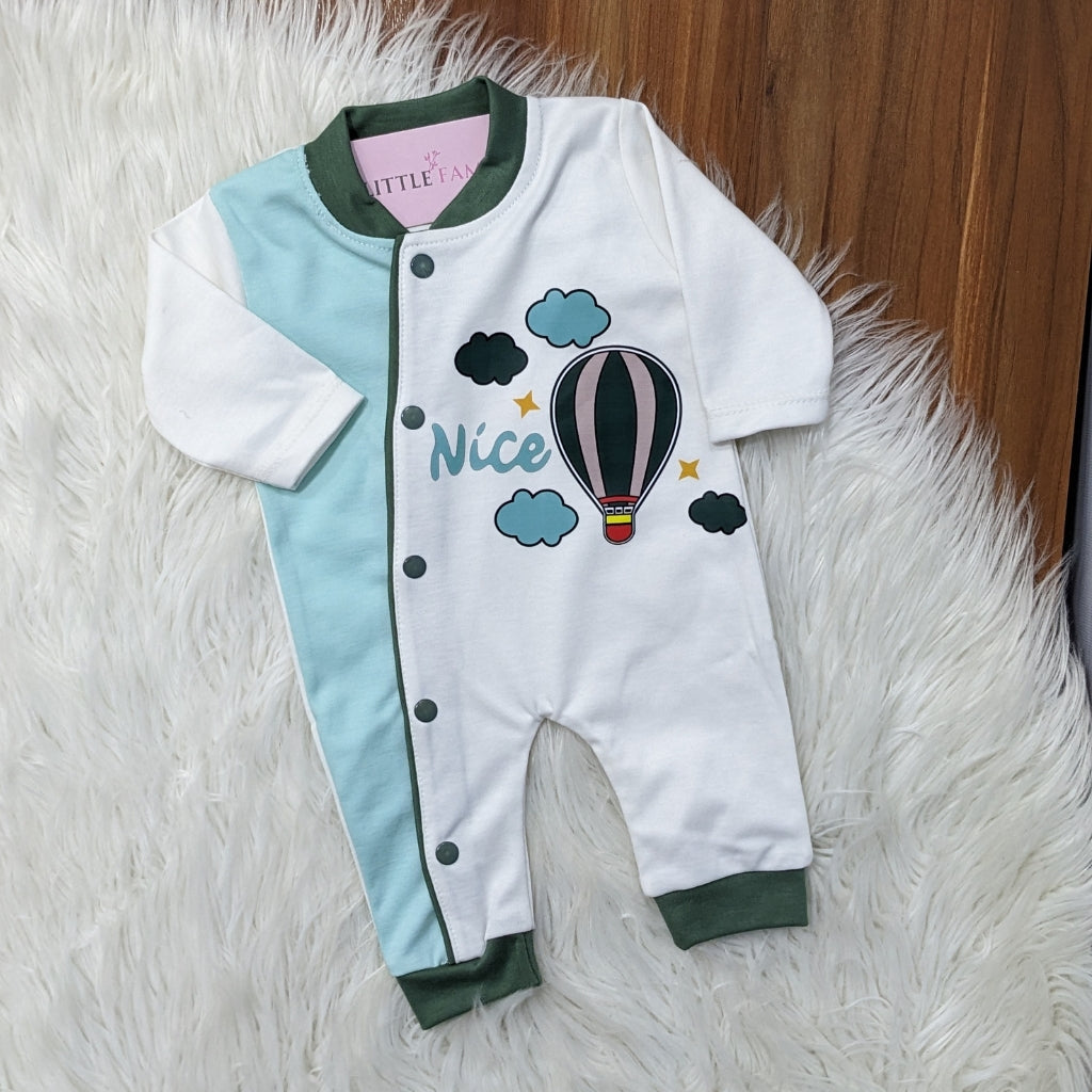 Premium Newborn Baby 10-Piece Gift Set - (Ballon) | Green