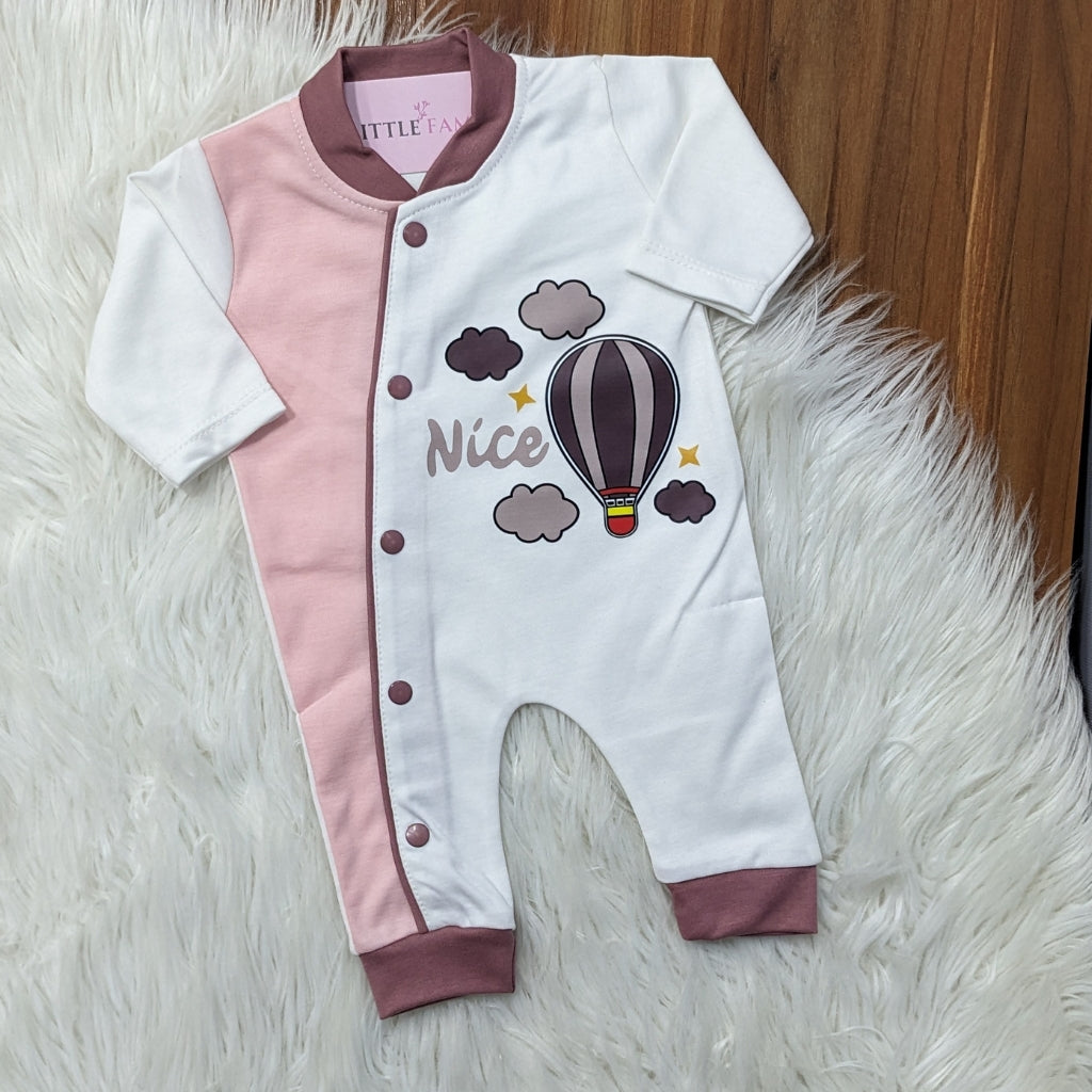 Premium Newborn Baby 10-Piece Gift Set - (Ballon) | Pink