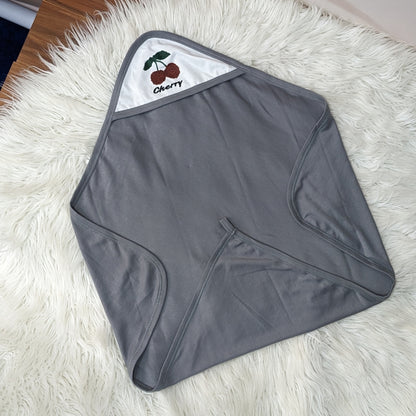 Premium 10 Piece Baby Starter set | Cherry Theme - Grey