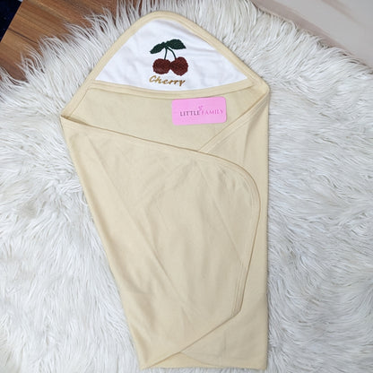 Premium 10 Piece Baby Starter set | Cherry Theme - Cream