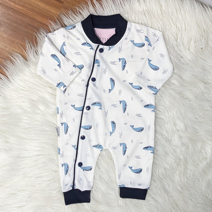 Premium Newborn Baby 10-Piece Gift Set - (Shark) | Blue