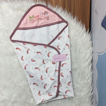 Premium Newborn Baby 10-Piece Gift Set - (Shark) | Pink