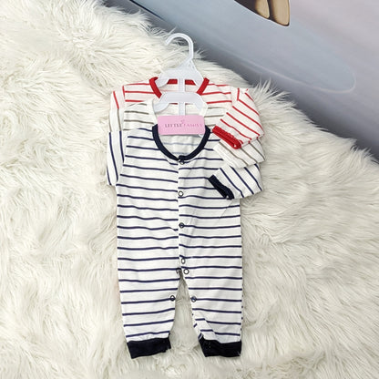 Pack of 3 Premium Baby Rompers – Gentle & Breathable