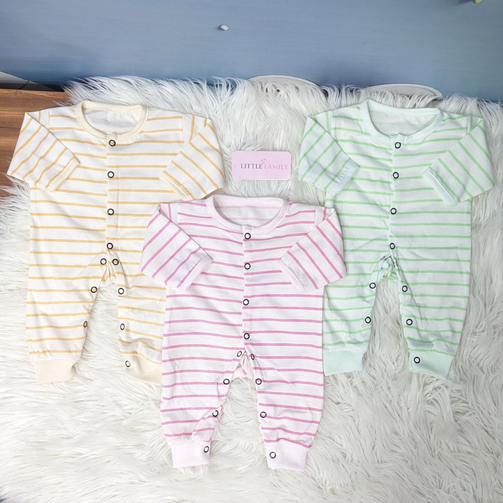 Pack of 3 Premium Baby Rompers – Gentle & Breathable