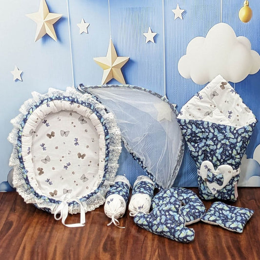 Butterfly Baby Bedding Set – 9 Pieces