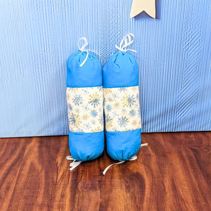 Snowflake Theme Baby Bedding Set - 9 Pieces