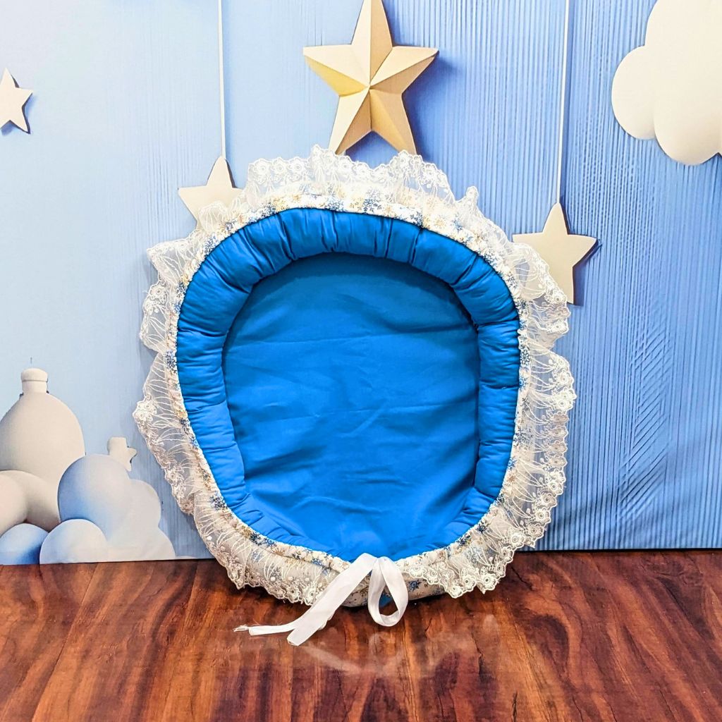 Snowflake Theme Baby Bedding Set - 9 Pieces