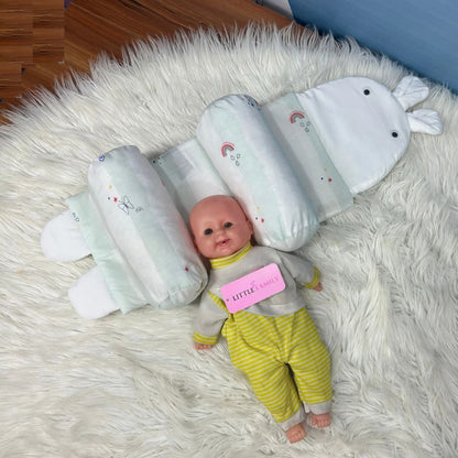 Dreamy Rainbows Baby Head Shaping Pillow – Ergonomic Support