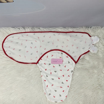 "Little Explorer" Theme Baby Swaddle – Red