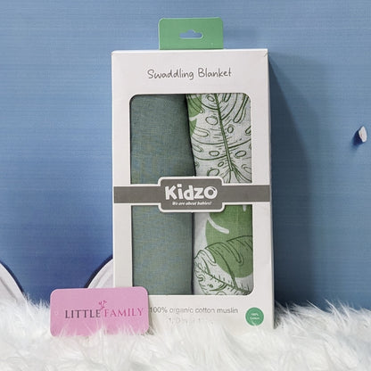 Premium Muslin Swaddle & Receiving Blanket Set
