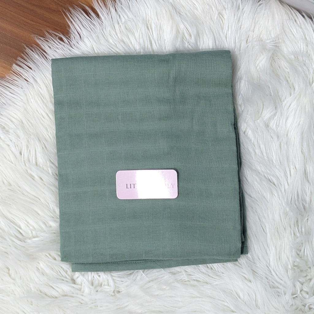 Premium Muslin Swaddle & Receiving Blanket Set