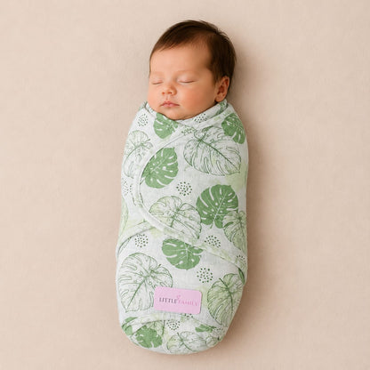 Premium Muslin Swaddle & Receiving Blanket Set