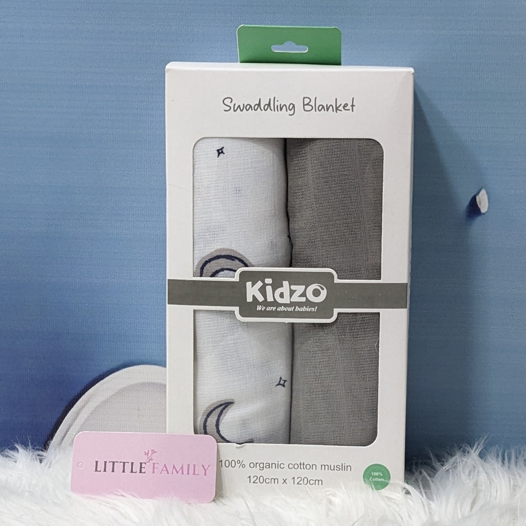 Premium Muslin Swaddle & Receiving Blanket Set