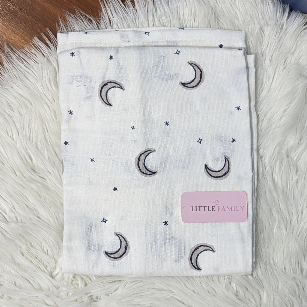 Premium Muslin Swaddle & Receiving Blanket Set