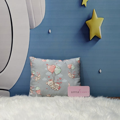 "Teddy Love" Baby 8 PC'S Bedding Set - (Grey) | Large