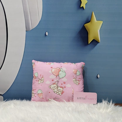 "Teddy Love" Baby 8 PC'S Bedding Set - (Pink) | Large