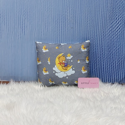 "Teddy On Moon" Baby 8 PC'S Bedding Set - (Grey) | Large