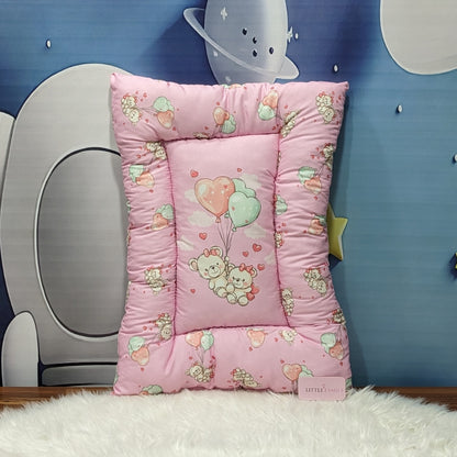 "Teddy Love" Baby 8 PC'S Bedding Set - (Pink) | Large