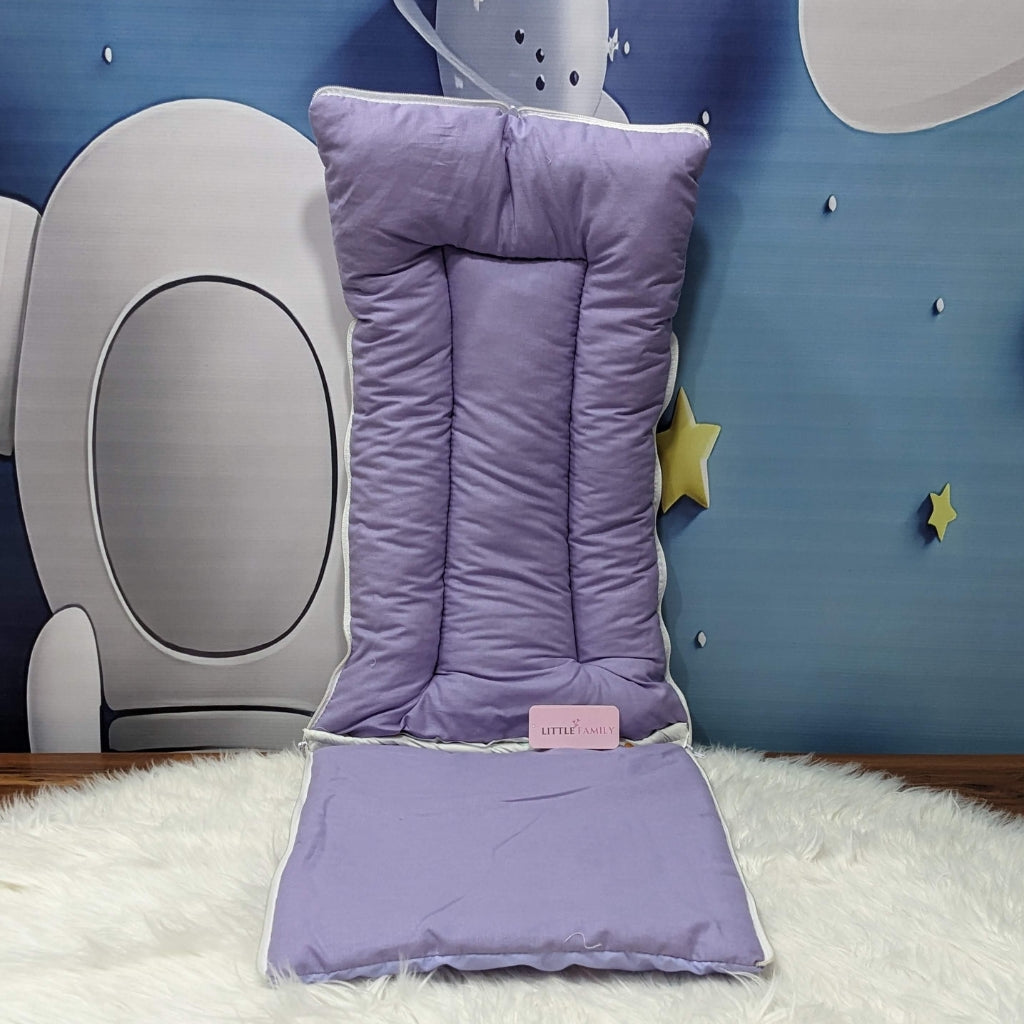 "Teddy Love" Baby 8 PC'S Bedding Set - (Purple) | Large