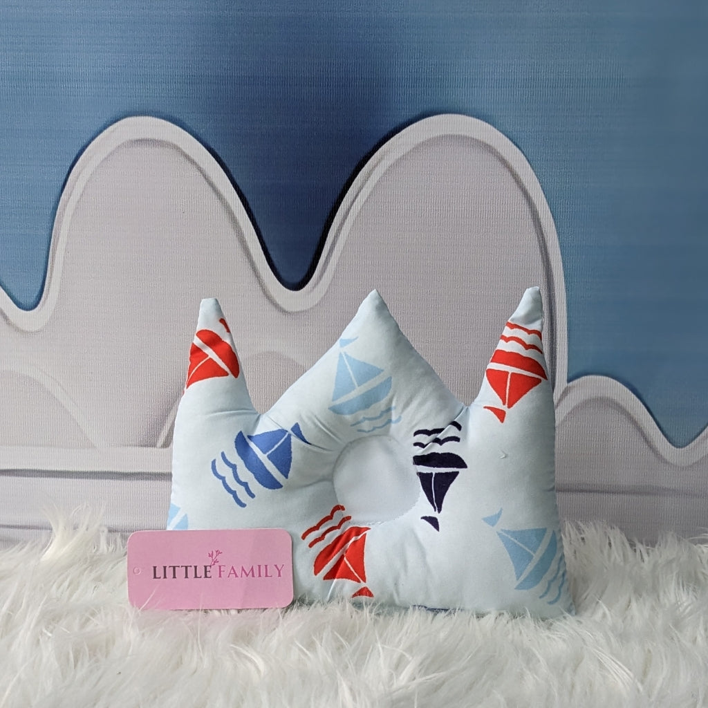"Time To Travel" Theme Newborn Baby Carry Nest - Soft Poly Cotton | Blue