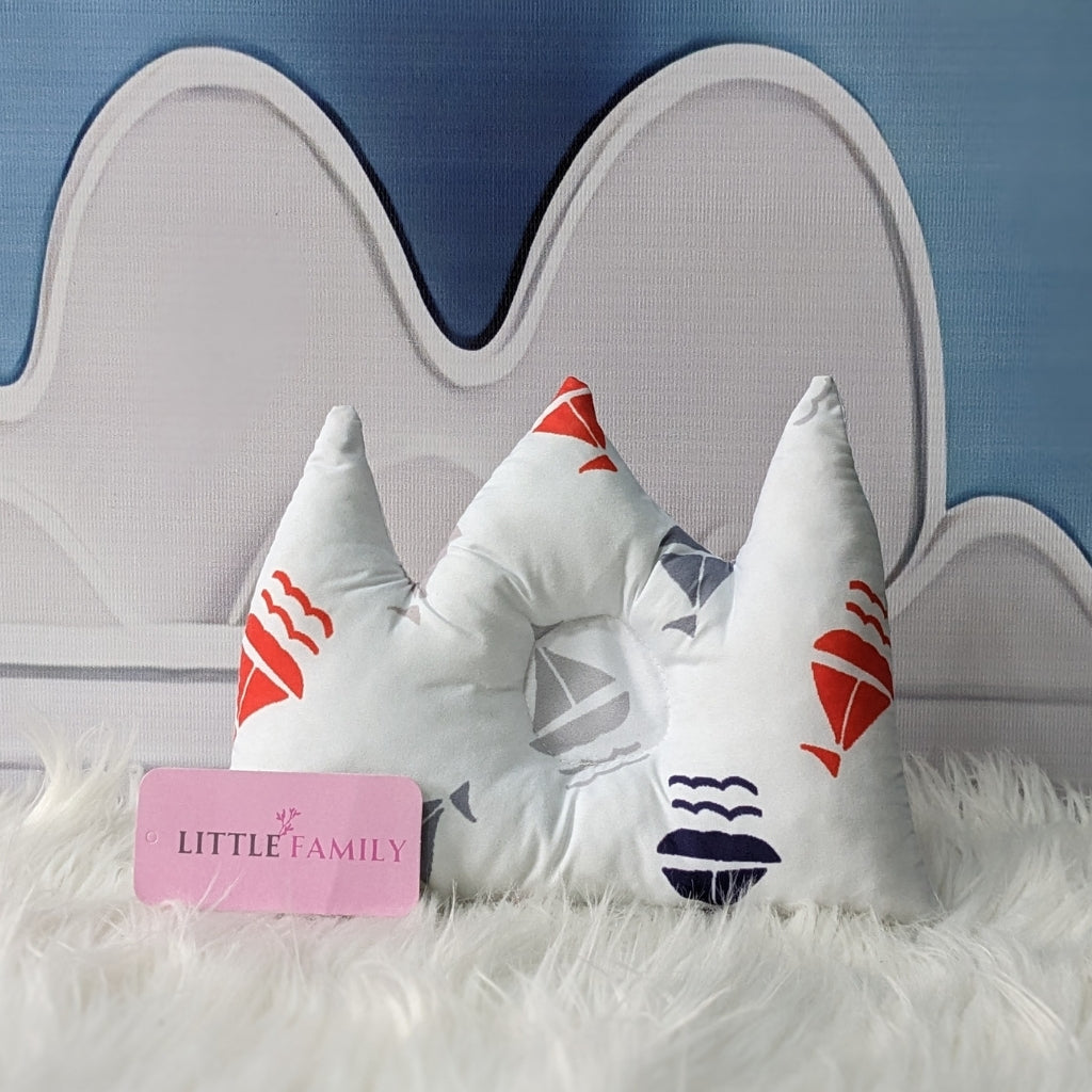 "Time To Travel" Theme Newborn Baby Carry Nest - Soft Poly Cotton | Soft Grey