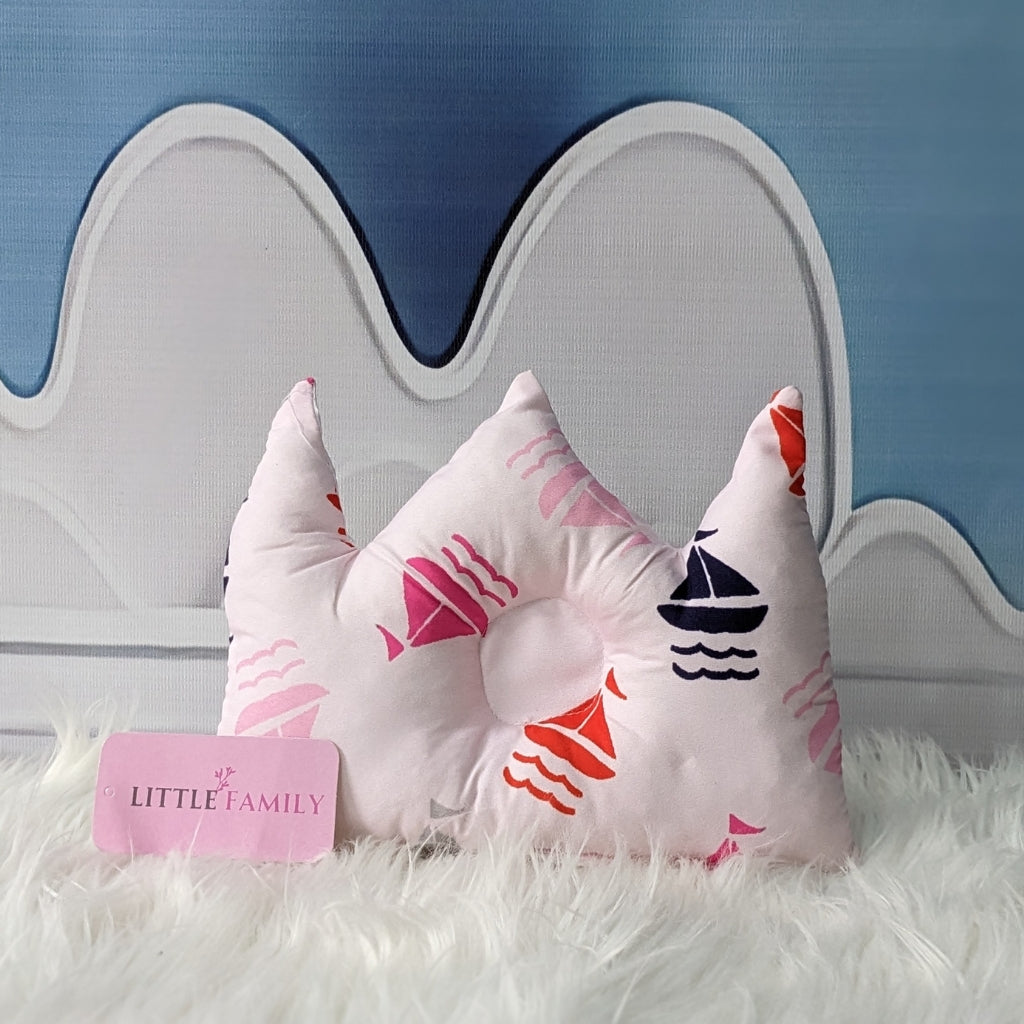 "Time To Travel" Theme Newborn Baby Carry Nest - Soft Poly Cotton | Pink