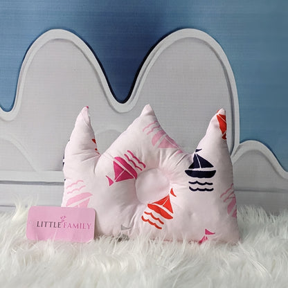 "Time To Travel" Theme Newborn Baby Carry Nest - Soft Poly Cotton | Pink