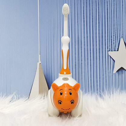 Musical Baby Toothbrush with Cute Animal Holder