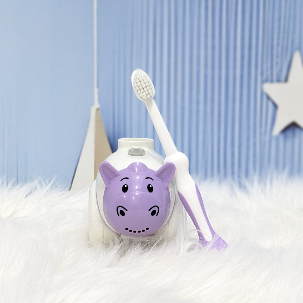 Musical Baby Toothbrush with Cute Animal Holder