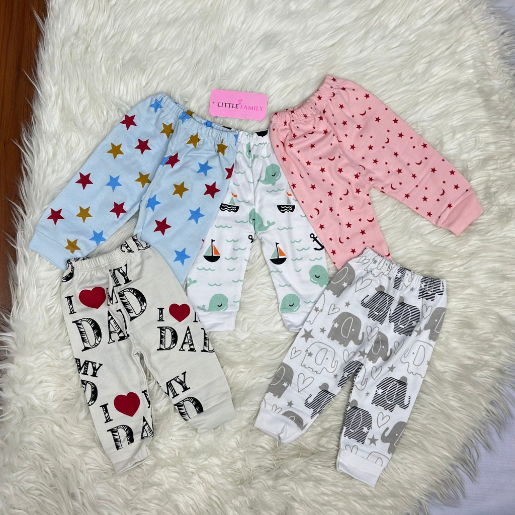 Pack of 5 Premium Baby Shorts – Sweet Dreams Theme