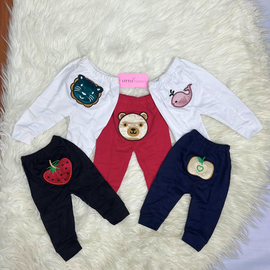 Pack of 5 Premium Baby Shorts – Tiny Buddies Theme