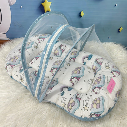 Starry Dreams Baby Bedding Set - 8 Pieces (Twinkle Blue)