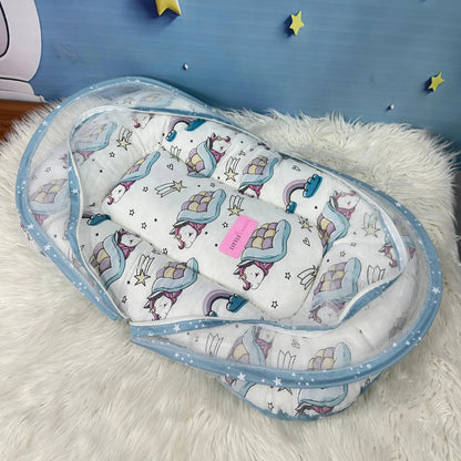 Starry Dreams Baby Bedding Set - 8 Pieces (Twinkle Blue)