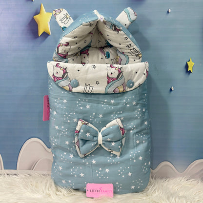 Starry Dreams Baby Bedding Set - 8 Pieces (Twinkle Blue)