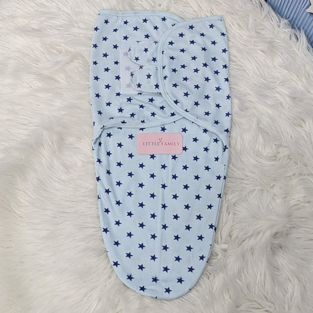 Twinkle Star Baby Swaddle – Blue