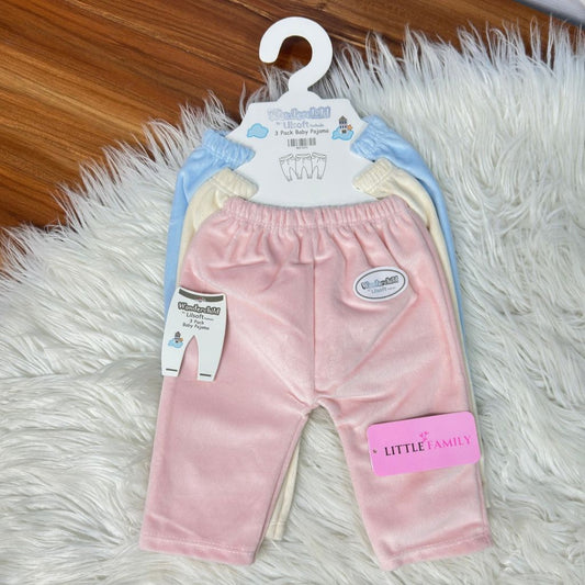 Pack of 3 Velvet Trousers