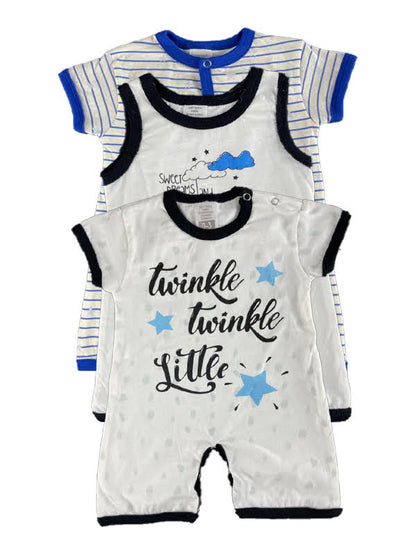 3-Piece Baby Boy Sleep Suit Set – Adventure Collection