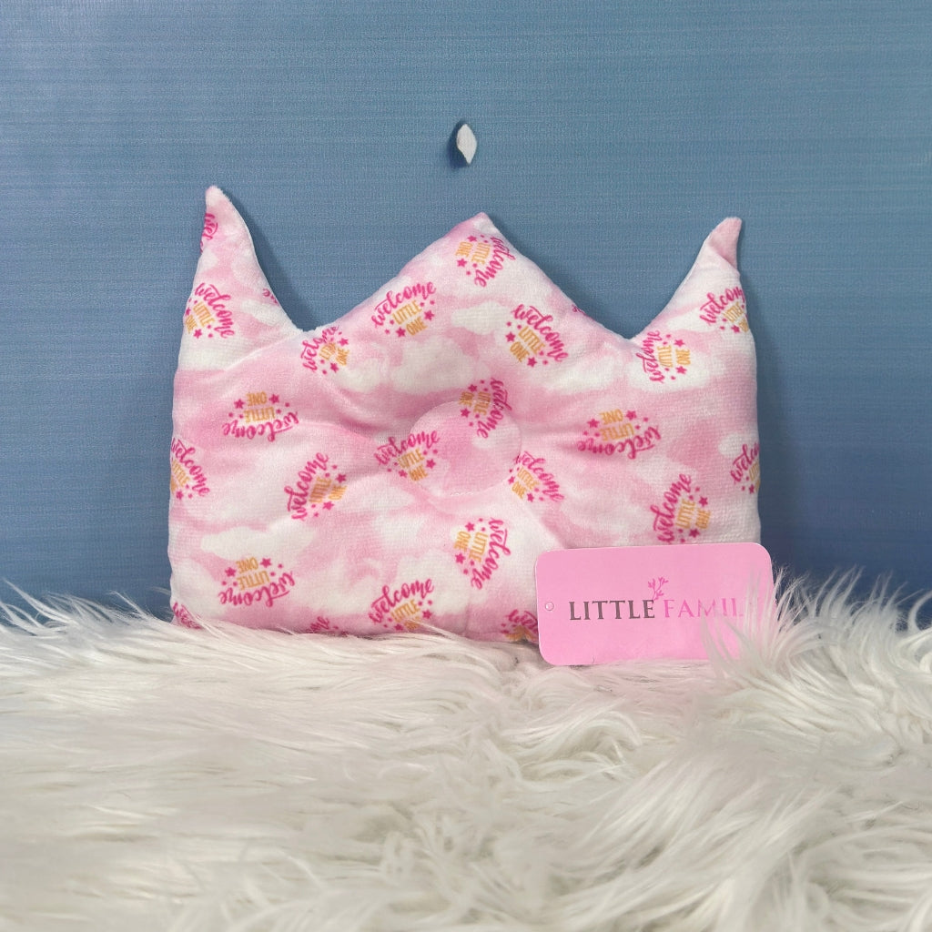 Premium 7-Piece Velvet Baby Bedding Set | "Welcome Little One" Edition - Pink