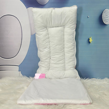 Premium 7-Piece Velvet Baby Bedding Set | "Welcome Little One" Edition - Pink