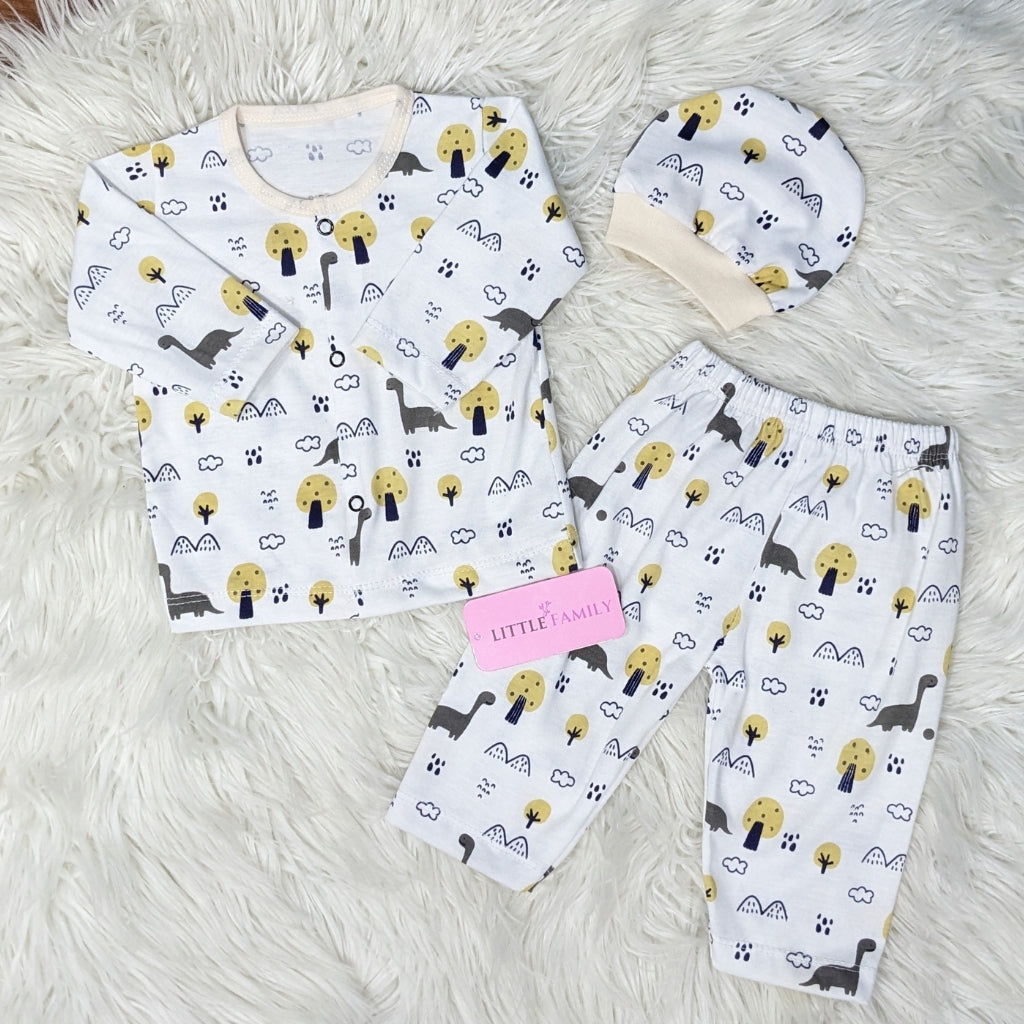 Premium 3-Piece Cotton Outfit Set – Pack of 3