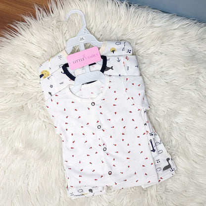 Premium 3-Piece Cotton Outfit Set – Pack of 3