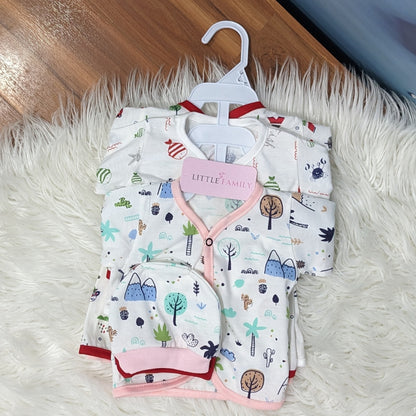 Newborn 3-Piece Cotton Outfit Set – Pack of 3
