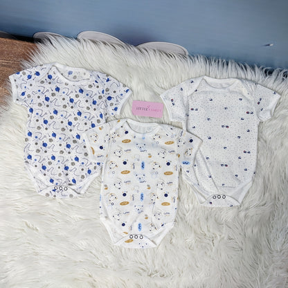 Premium Baby Bodysuits – Pack of 3