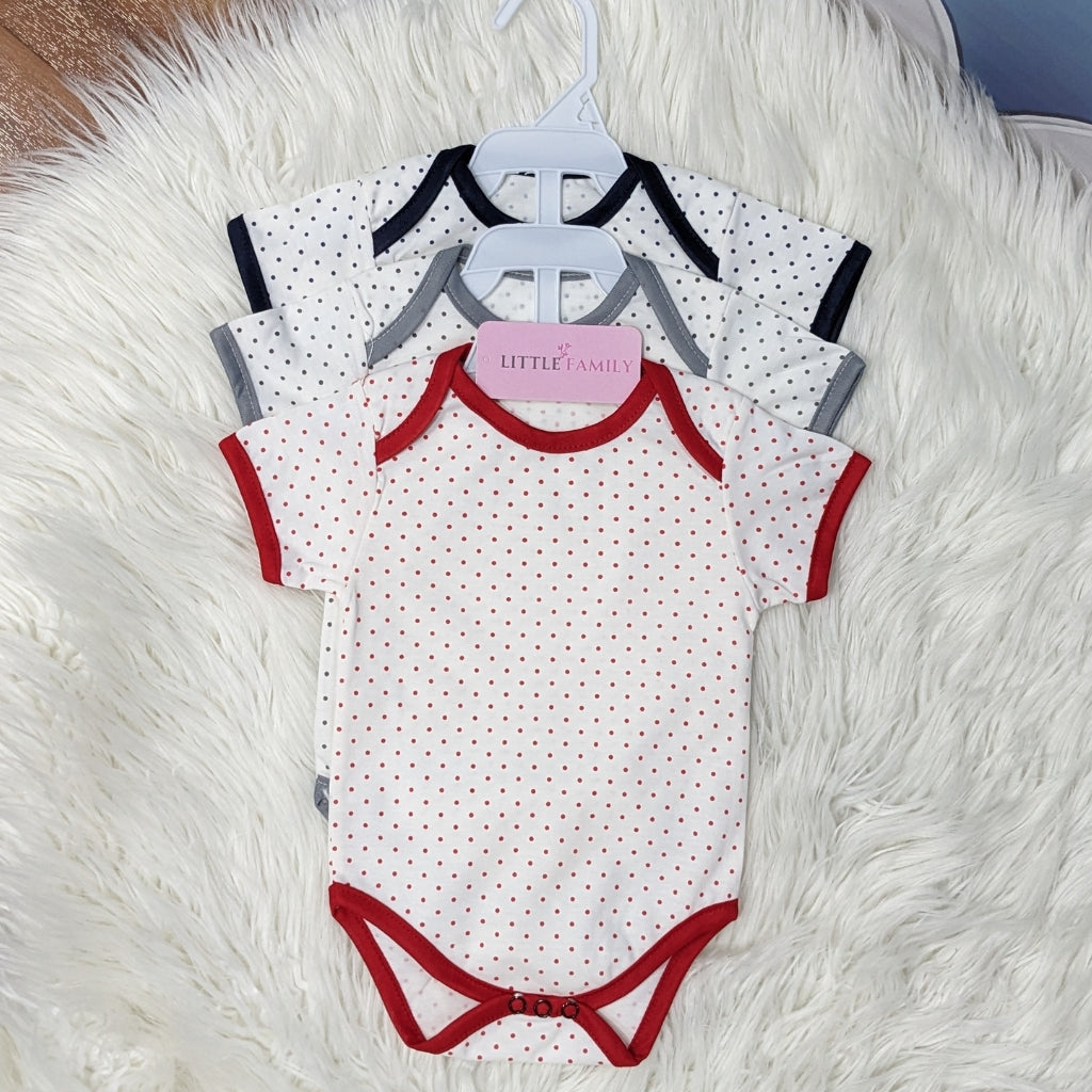 Premium Baby Bodysuits – Pack of 3